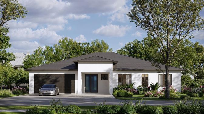 Attached, Exterior, Facade, Modern