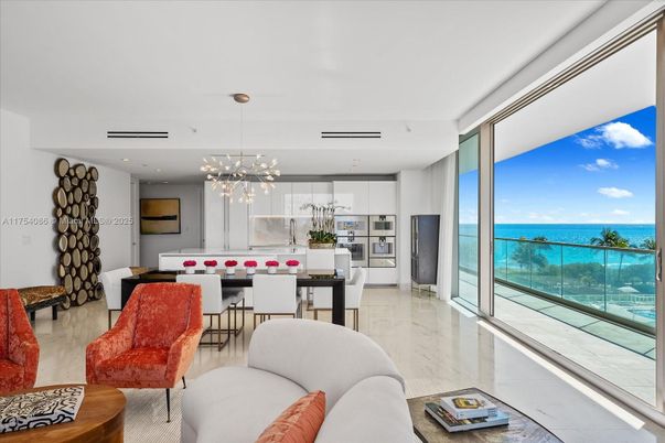 Dining room, Interior, Kitchen, Living room, Marble, Pendant Lights, Recessed Lighting, Water