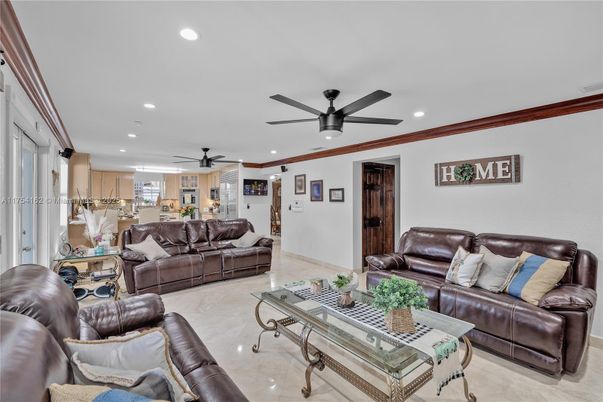 Interior, Living room, Recessed Lighting