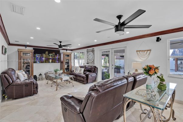 Interior, Living room, Recessed Lighting