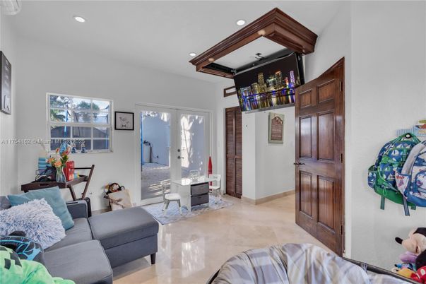 Interior, Living room, Recessed Lighting