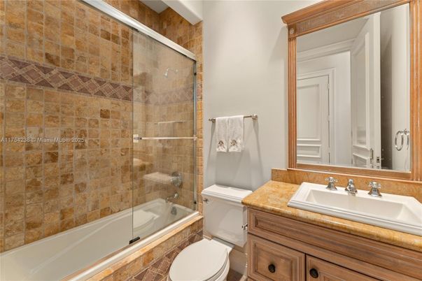 Bathroom, Glass Shower, Interior, Stone Walls