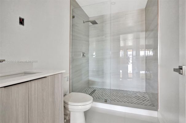 Bathroom, Glass Shower, Interior
