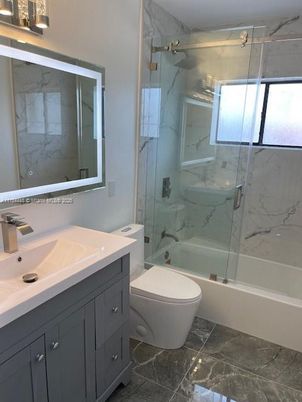Bathroom, Glass Shower, Interior, Marble Walls