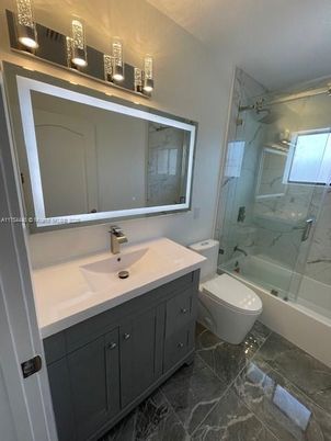 Bathroom, Dual Sink Vanities, Glass Shower, Interior, Marble Walls