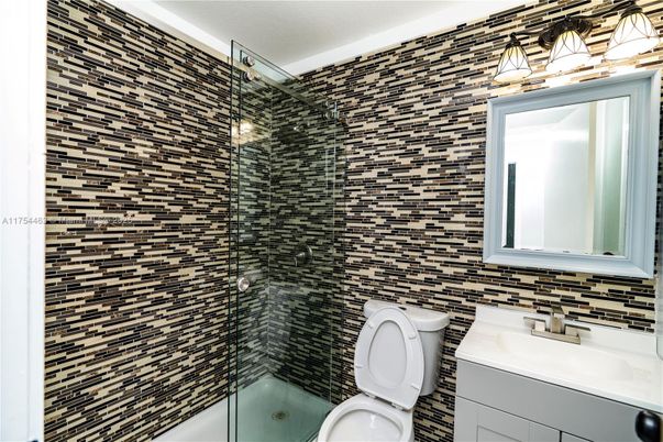 Bathroom, Glass Shower, Interior