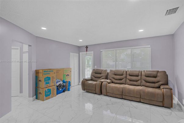 Interior, Living room, Marble, Recessed Lighting