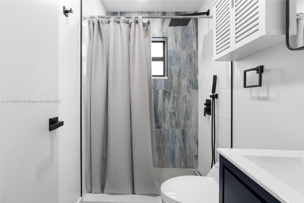 Bathroom, Glass Shower, Interior
