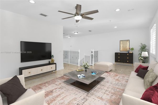 Interior, Living room, Recessed Lighting