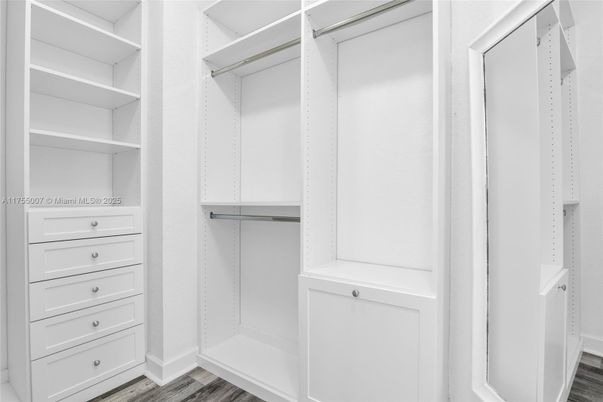 Interior, Walk-in Closets, Wood Texture Flooring