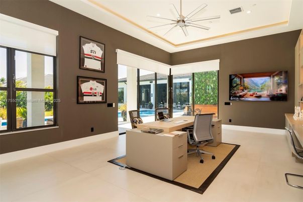 Home Office, Interior, Pendant Lights, Recessed Lighting