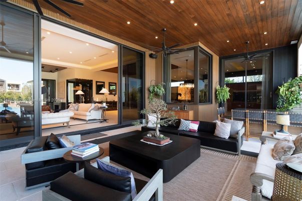 Interior, Living room, Recessed Lighting, Wooden Ceilings
