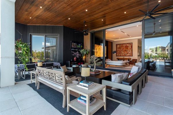Interior, Living room, Recessed Lighting, Wooden Ceilings