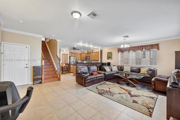 Chandelier, Home Office, Interior, Living room