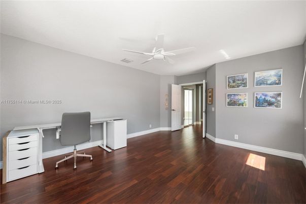 Home Office, Interior, Wood Texture Flooring