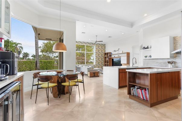 Dining room, Interior, Kitchen, Pendant Lights, Recessed Lighting