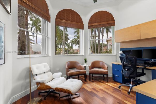Home Office, Interior, Wood Texture Flooring