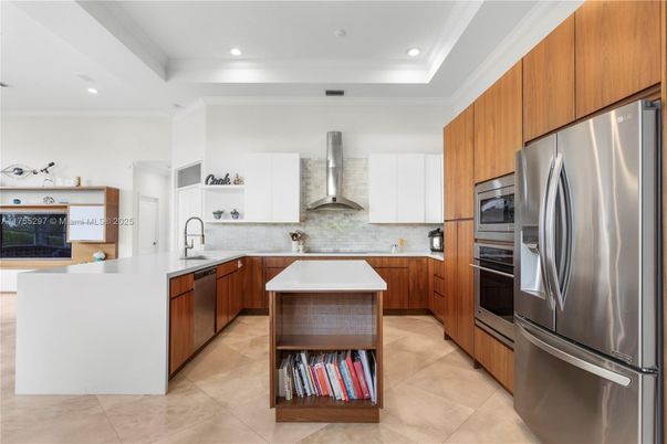 Interior, Kitchen, Recessed Lighting, Stainless Steel Appliances