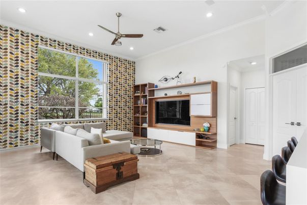 Interior, Living room, Recessed Lighting