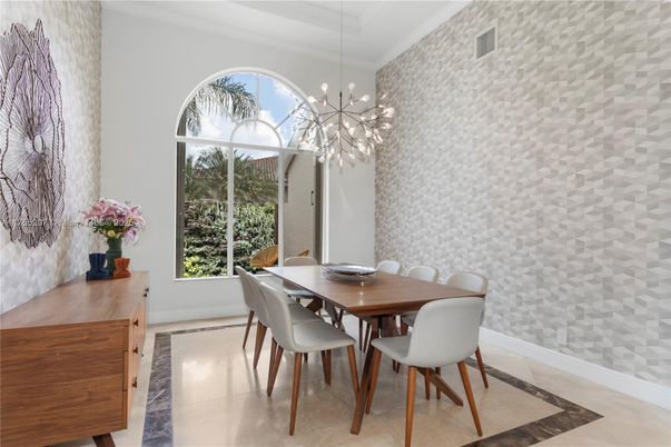 Dining room, Interior, Pendant Lights