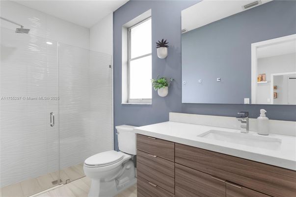 Bathroom, Dual Sink Vanities, Glass Shower, Interior