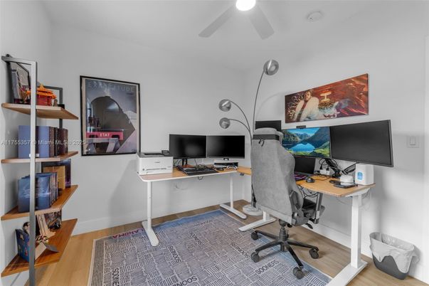 Home Office, Interior, Wood Texture Flooring