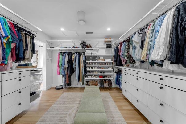Interior, Recessed Lighting, Walk-in Closets, Wood Texture Flooring