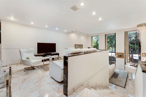 Interior, Living room, Marble, Recessed Lighting