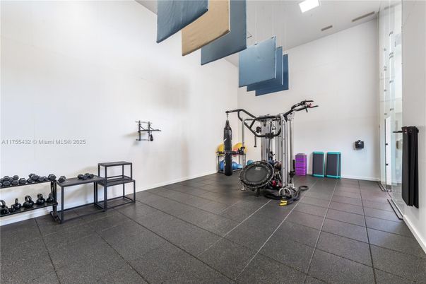 Fitness Equipment, Interior, Recessed Lighting