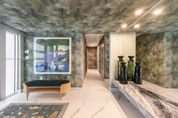 Interior, Marble, Recessed Lighting