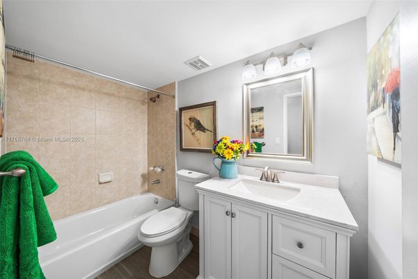 Bathroom, Interior, Wood Texture Flooring