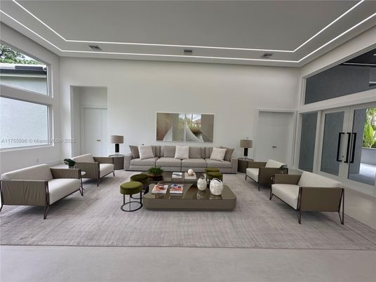 Interior, Living room, Recessed Lighting
