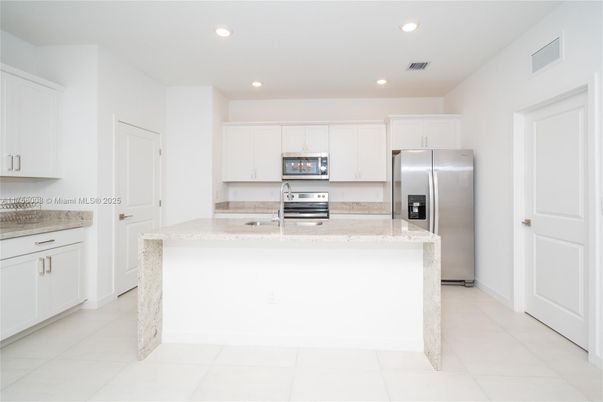 Interior, Kitchen, Recessed Lighting, Stainless Steel Appliances