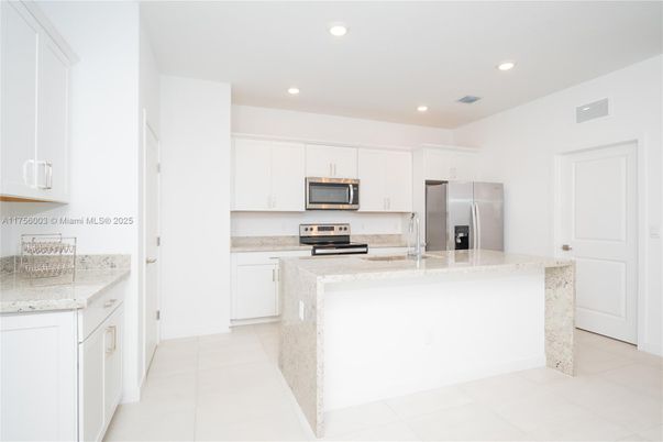 Interior, Kitchen, Recessed Lighting, Stainless Steel Appliances