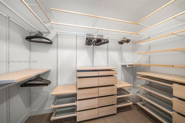 Interior, Walk-in Closets, Wood Texture Flooring