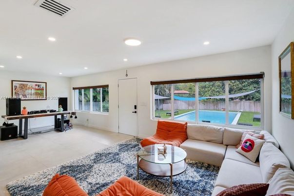 Interior, Living room, Recessed Lighting