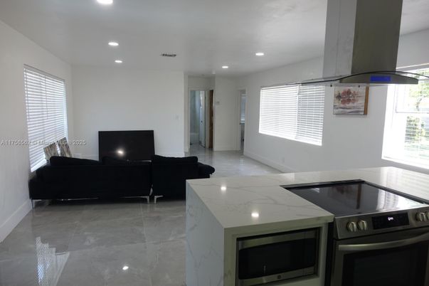 Interior, Kitchen, Living room, Recessed Lighting