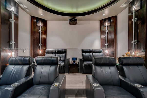 Home Theatre Room, Interior, Projection Screen, Recessed Lighting, Theatre Room