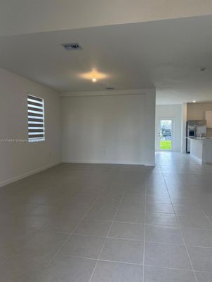 Empty room, Interior, Kitchen, Recessed Lighting