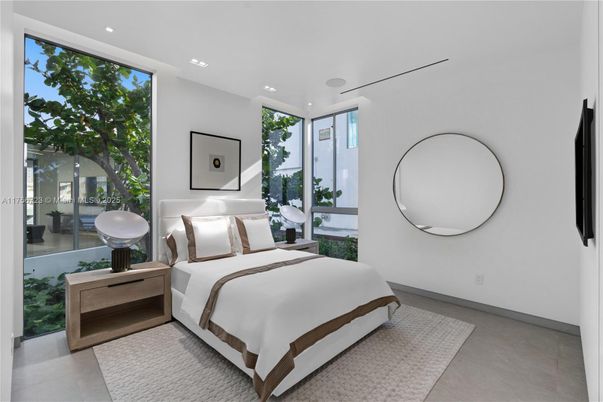 Bedroom, Interior, Recessed Lighting
