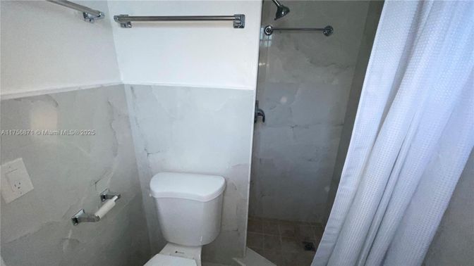 Bathroom, Glass Shower, Interior, Marble Walls