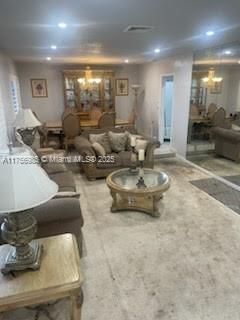 Chandelier, Dining room, Interior, Living room, Recessed Lighting
