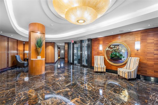 Interior, Marble, Recessed Lighting, Wooden Walls