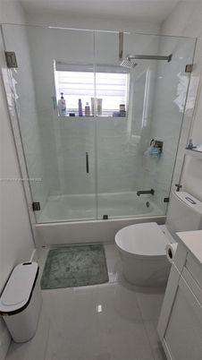 Bathroom, Free Standing Baths, Glass Shower, Interior, Marble Walls