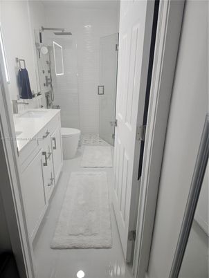 Bathroom, Dual Sink Vanities, Glass Shower, Interior