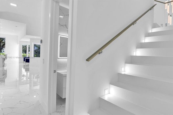 Interior, Marble, Recessed Lighting