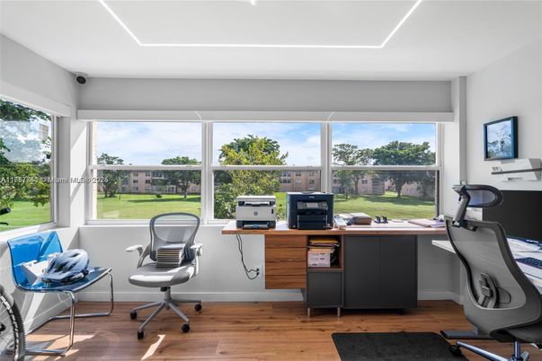 Home Office, Interior, Wood Texture Flooring
