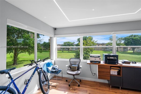 Home Office, Interior, Wood Texture Flooring