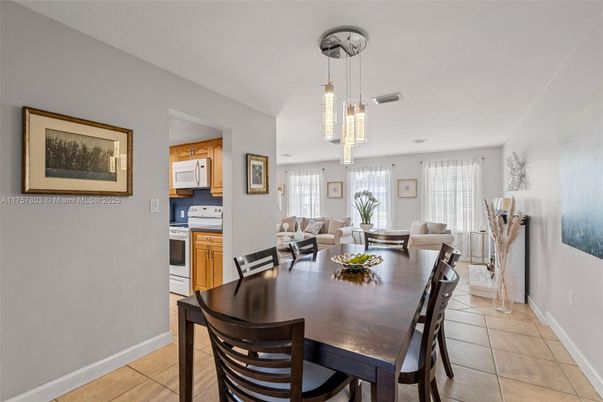 Dining room, Interior, Kitchen, Living room, Pendant Lights