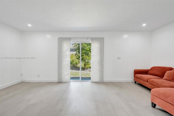 Empty room, Interior, Living room, Recessed Lighting, Wood Texture Flooring